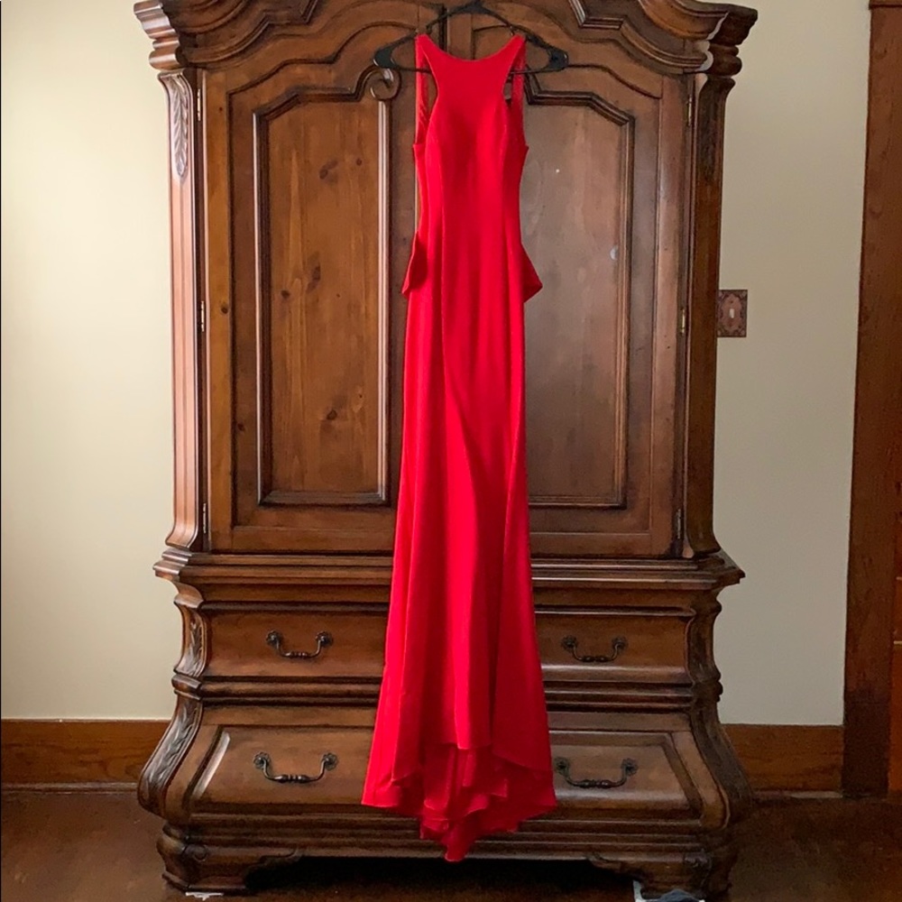 Red dress